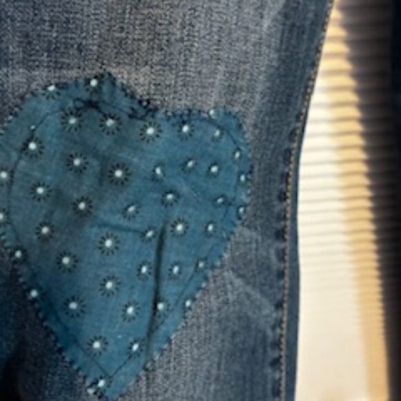 Aeropostale Skinny Jeans, size 4, slim through leg and thigh, Faded dark wash, - Picture 7 of 8